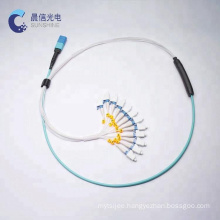 OM3 Fiber Optic Patch Cord Cable 12 core multi mode fiber optic cable